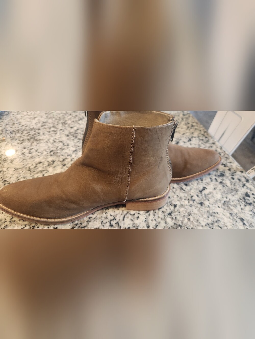 Free People Women's Tan Leather Boots - Picture 7 of 12